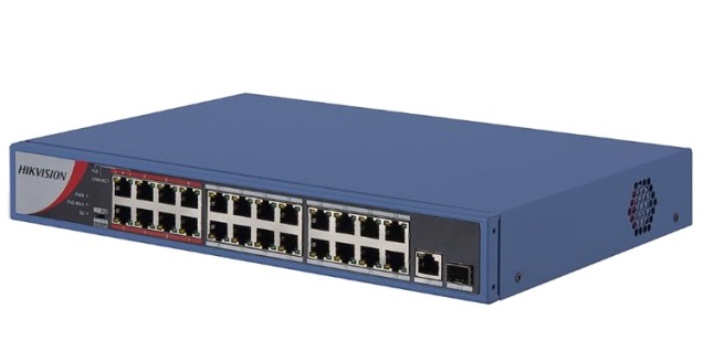 Switch Poe 24 Port Hikvision DS-3E0326P-E/M-B: Hiệu suất vượt trội cho mạng kết nối đa năng